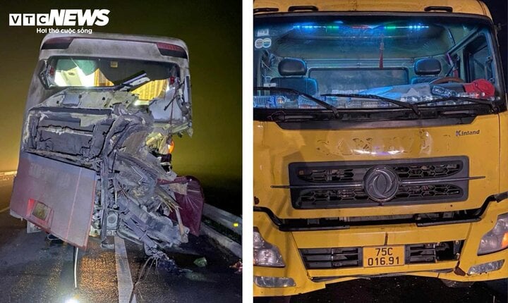 Lại xảy ra tai nạn thảm khốc trên cao tốc Cam Lộ - La Sơn, 6 người thương vong- Ảnh 1.