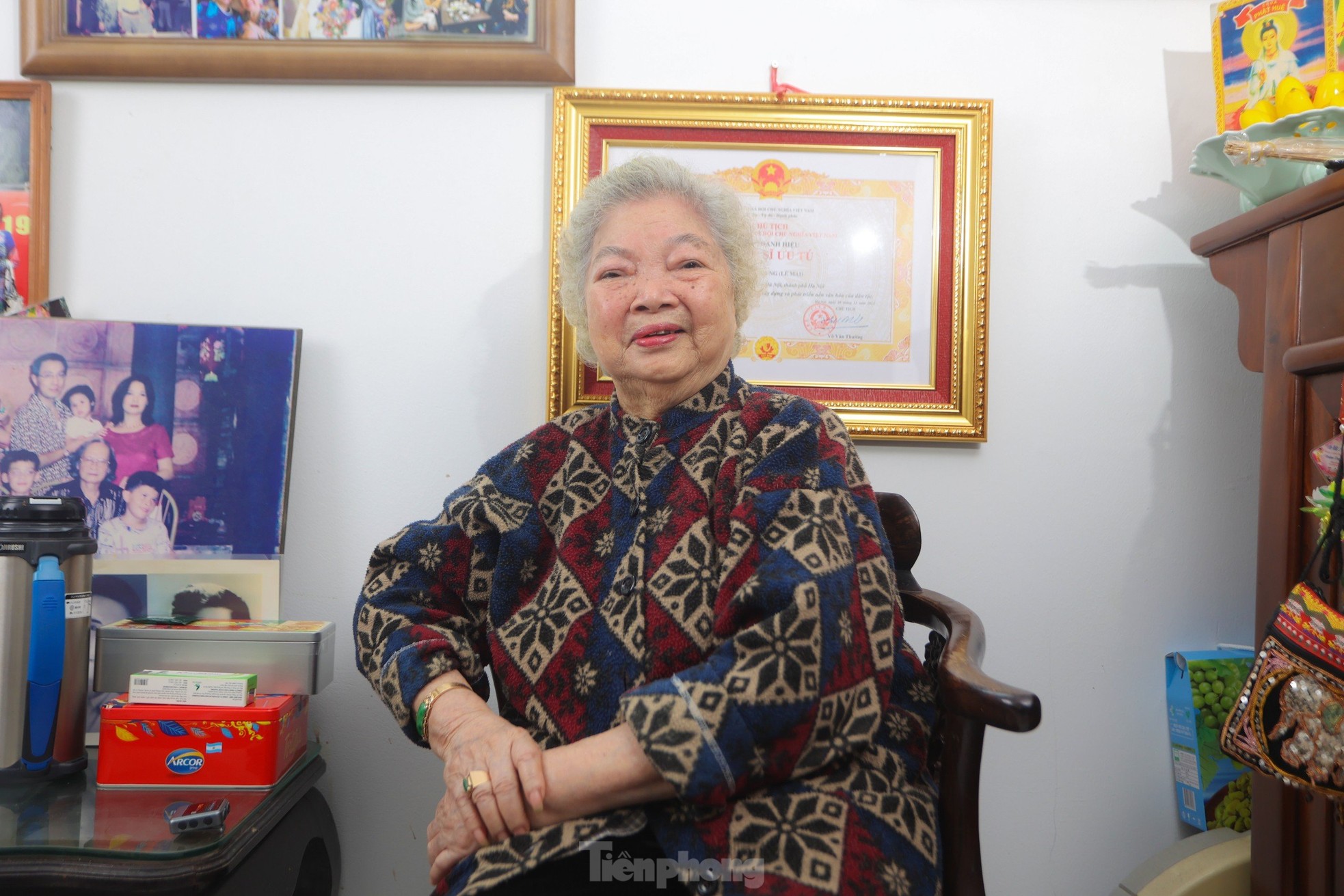 Cuộc sống ở tuổi 87 của nghệ sĩ Lê Mai vừa được phong NSƯT- Ảnh 1.