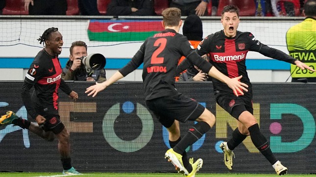 Leverkusen 'lội ngược dòng' không tưởng trước Qarabag- Ảnh 1.
