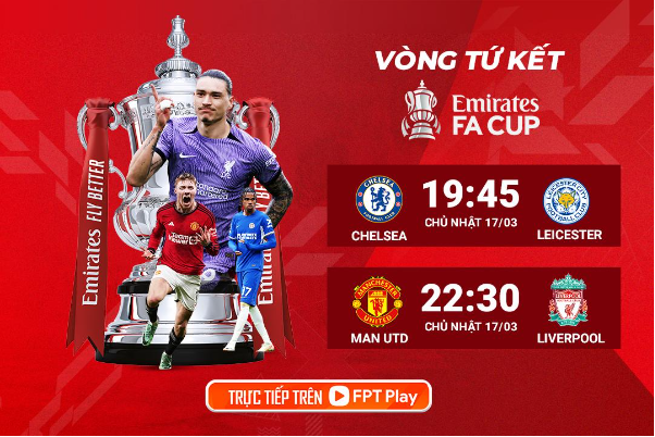 Tứ kết FA Cup 2023/24: Man Utd ‘đại chiến’ Liverpool, Chelsea dễ thở- Ảnh 5.