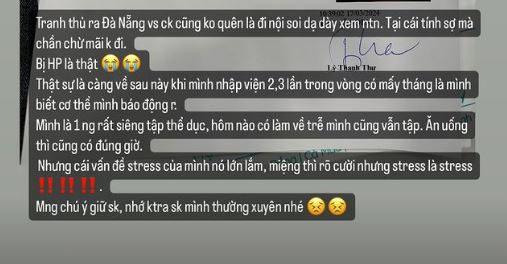 Vợ trung vệ điển trai nhất nhì Việt Nam phải đi viện kiểm tra vì stress, có chuyện gì đây?- Ảnh 1.