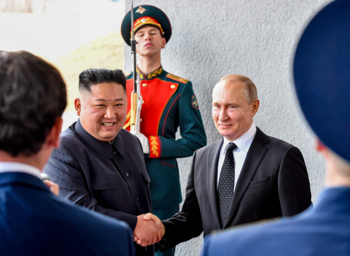 Nhà lãnh đạo Triều Tiên chúc mừng Tổng thống Nga tái đắc cử- Ảnh 1.
