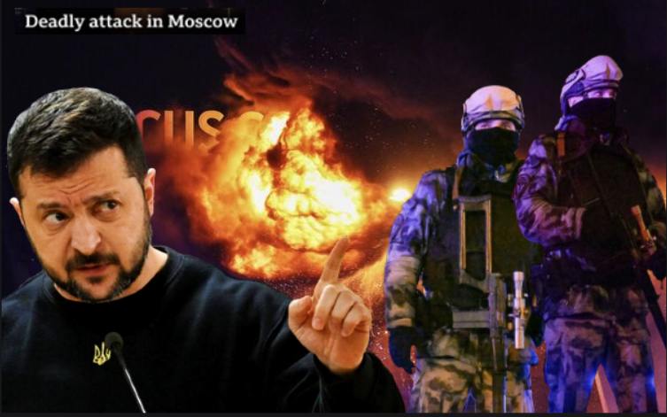 Tổng cục tình báo Ukraine tuyên bố biết thủ phạm tấn công đẫm máu vào Moscow là ai, Nga nổi giận