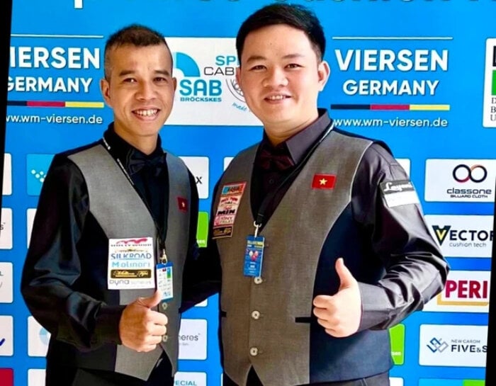 Trần Quyết Chiến, Bao Phương Vinh xuất sắc vào chung kết billiards thế giới- Ảnh 1.