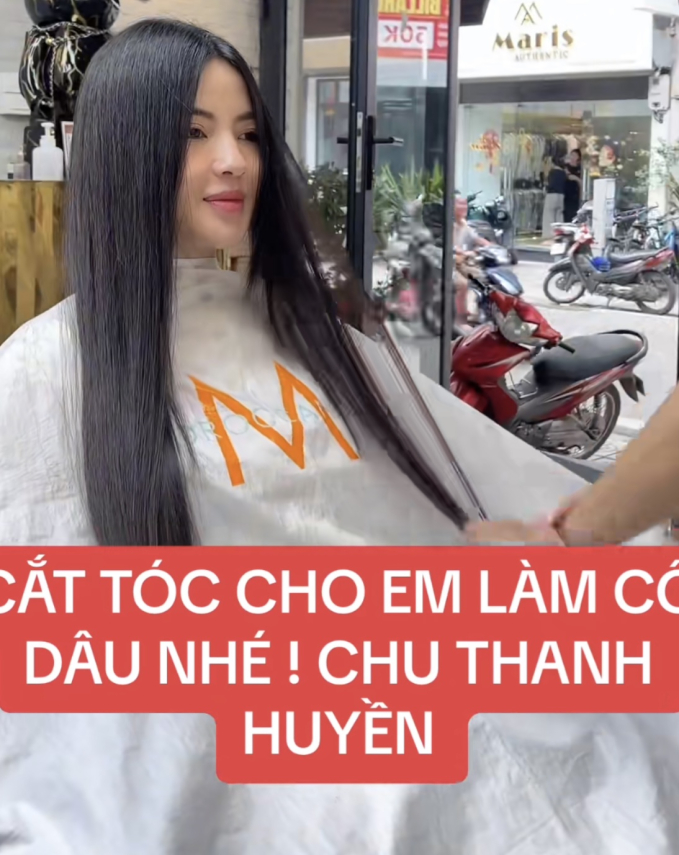 Chu Thanh Huyền đi cắt tóc, hồi hộp thành cô dâu của Quang Hải, vẫn giữ mái tóc dài 