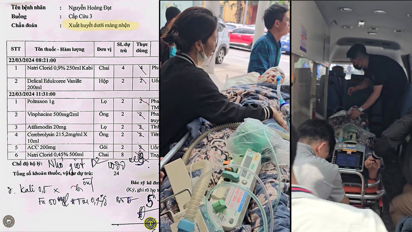 Đưa học sinh lớp 8 bị đánh chết não về Bệnh viện đa khoa tỉnh Phú Thọ- Ảnh 1.