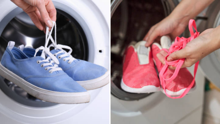 Mẹo làm sạch giày bằng máy giặt- Ảnh 1.