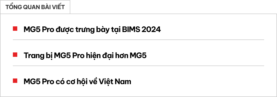 Khách Việt sẽ dễ thích bản MG5 này: Giá quy đổi từ hơn 420 triệu, hầm hố như xe thể thao, thêm công nghệ an toàn- Ảnh 1.