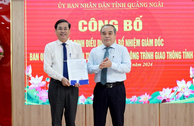 Ban Giao thông Quảng Ngãi có giám đốc mới sau khi người tiền nhiệm bị khởi tố- Ảnh 1.