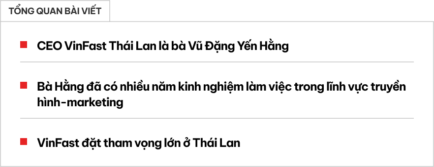 CEO VinFast Thái Lan: Ngồi 'ghế nóng' 6 tháng đã có màn ra mắt quan trọng, từng giữ vị trí quan trọng trong nhiều công ty truyền hình- Ảnh 1.