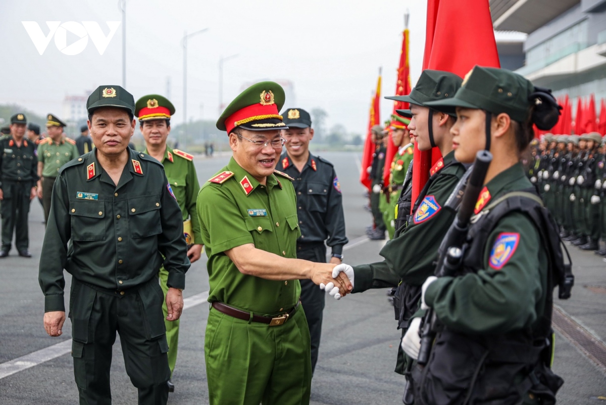 Hơn 5.000 Cảnh sát cơ động tổng duyệt chuẩn bị lễ kỷ niệm- Ảnh 10.