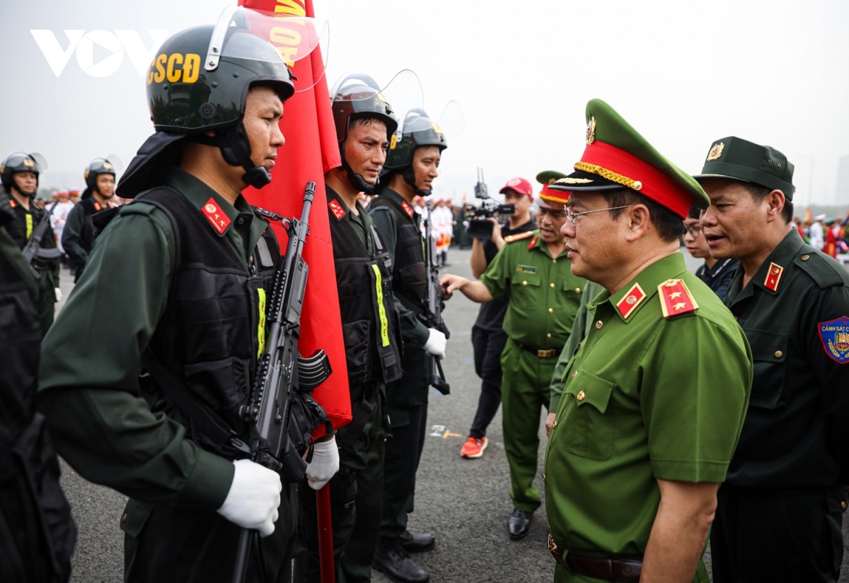 Hơn 5.000 Cảnh sát cơ động tổng duyệt chuẩn bị lễ kỷ niệm- Ảnh 11.