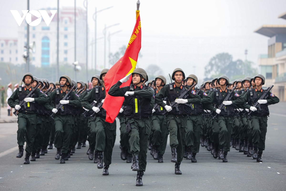Hơn 5.000 Cảnh sát cơ động tổng duyệt chuẩn bị lễ kỷ niệm- Ảnh 4.