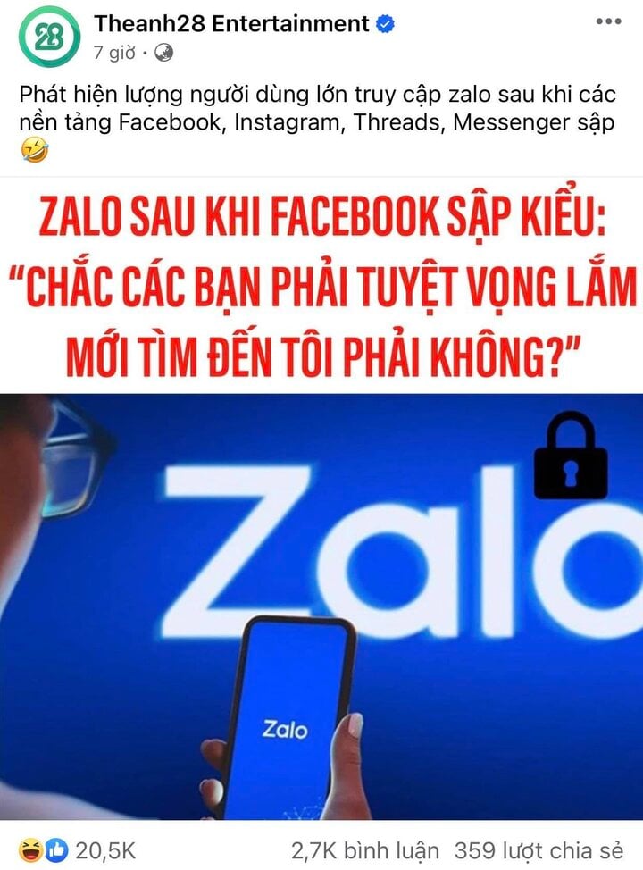 Lo Facebook 'sập' lần nữa, dân mạng bảo nhau 'chơi' nhiều mạng xã hội- Ảnh 5.