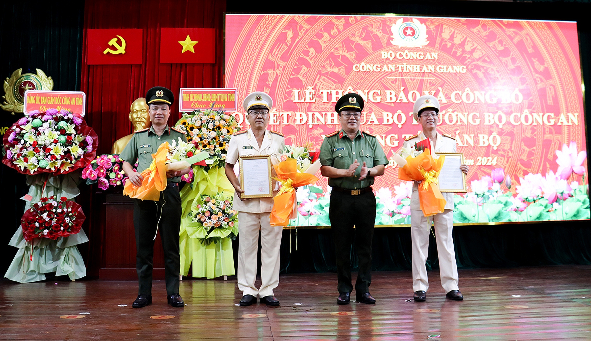 Bổ nhiệm và điều động nhân sự lãnh đạo công an 2 tỉnh Long An, An Giang- Ảnh 2.