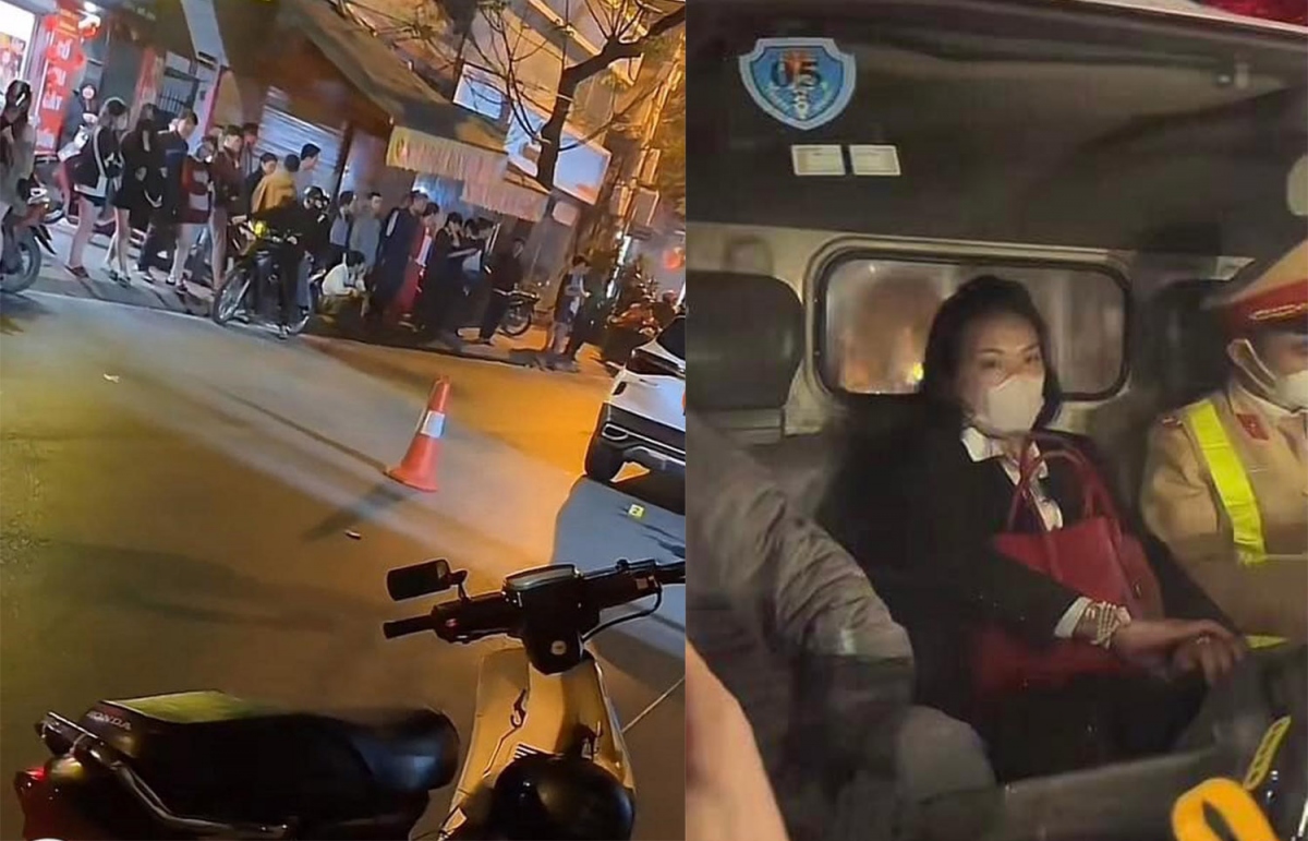 Nữ tài xế lái say xỉn, nhận là cháu lãnh đạo Bộ Công an sau khi va chạm với xe máy- Ảnh 2.