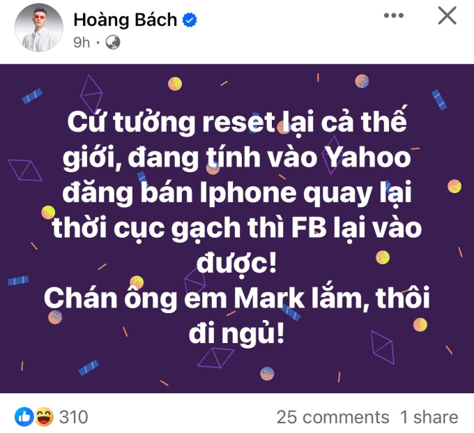 Vụ sập Facebook tối 5/3: Diễm My 9X lo lắng vì nghĩ bị hack nick, S.T Sơn Thạch và Anh Tú hốt hoảng vì… quên mật khẩu- Ảnh 5.