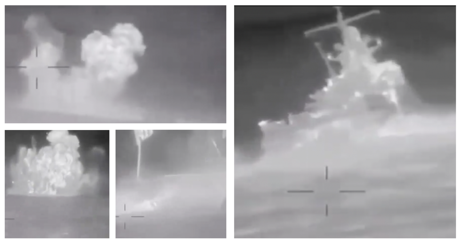 Quân đội Ukraine tung video tấn công đánh chìm tàu tuần tra Sergei Kotov của Nga- Ảnh 1.