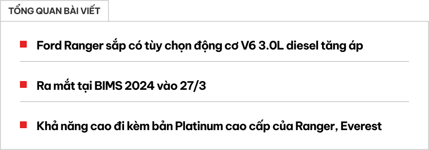 Ford Ranger, Everest tại Thái Lan sắp có động cơ V6 khủng nhất phân khúc, về Việt Nam sẽ làm khó thêm Hilux, Fortuner- Ảnh 1.