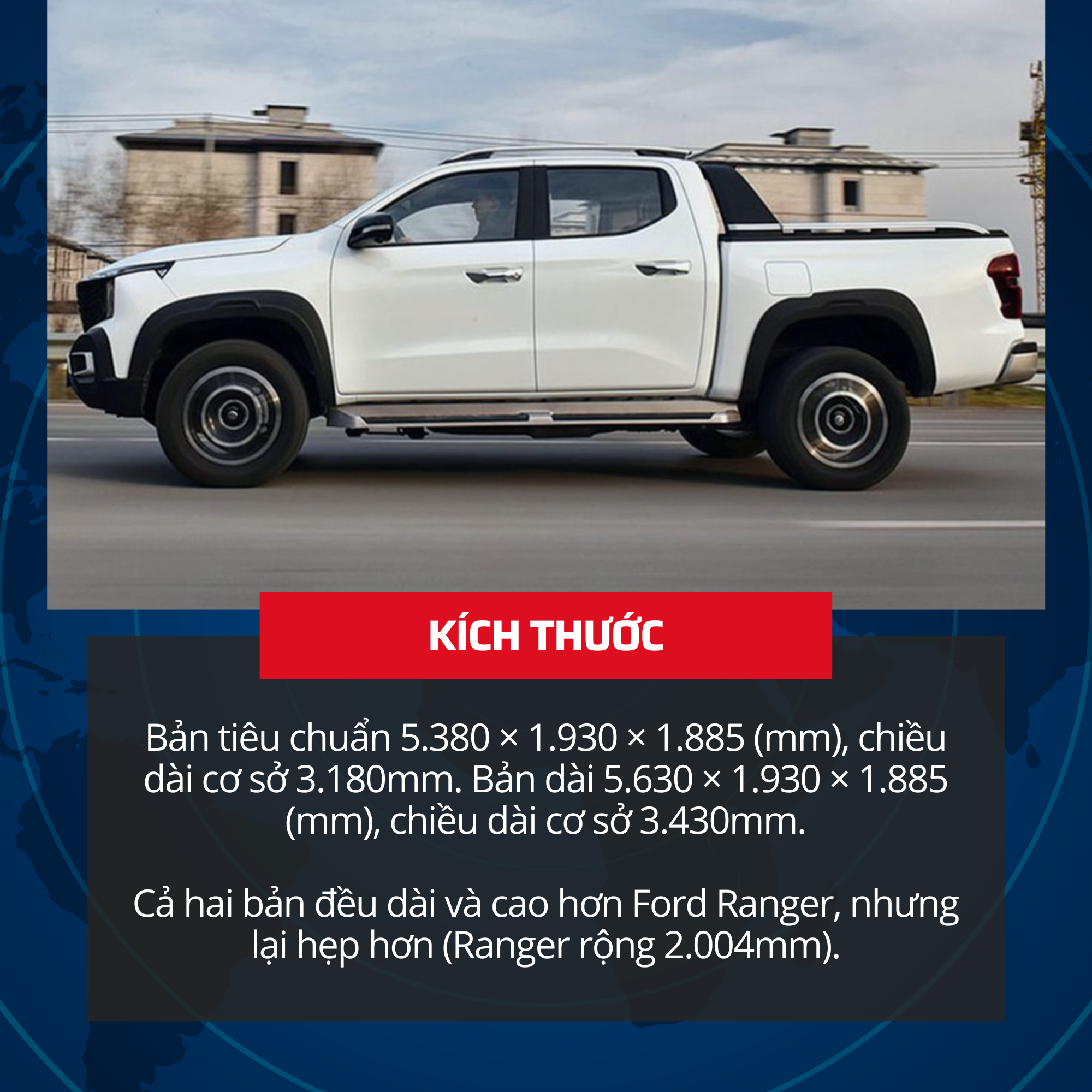 Bán tải điện tầm xa đầu tiên trên thế giới: To ngang Ford Ranger, công nghệ gợi nhớ Nissan Kicks, dễ thành đối thủ của VinFast VF Wild- Ảnh 3.