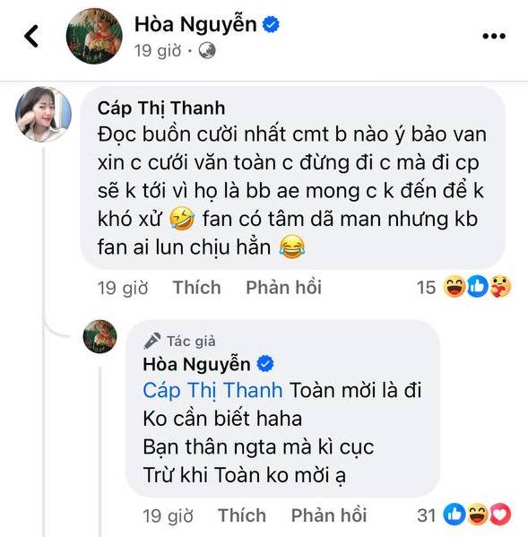 Hoà Minzy đáp trả khi fan 