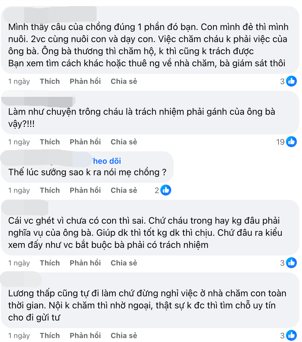 Mong đi làm sau 6 tháng nghỉ sinh, mẹ bỉm thất vọng khi bà nội nhất quyết né tránh trông cháu giúp- Ảnh 3.