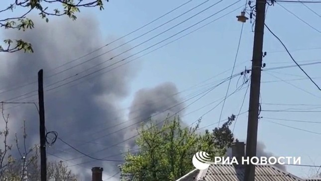 Không quân Ukraine tuyên bố tấn công sở chỉ huy Nga ở Lugansk- Ảnh 1.