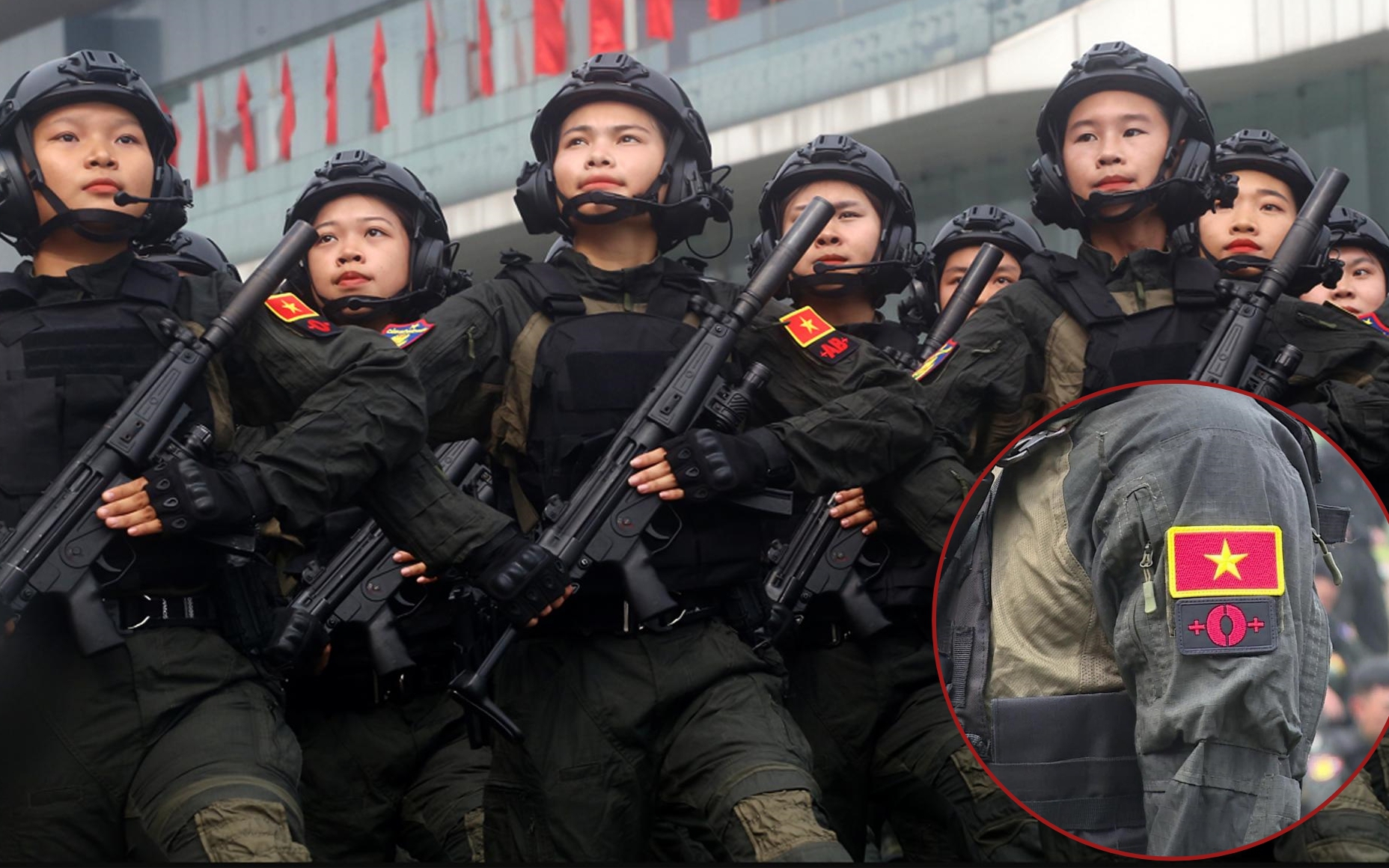 Bất ngờ về ký hiệu đặc biệt trên trang phục của cảnh sát đặc nhiệm chống khủng bố Việt Nam