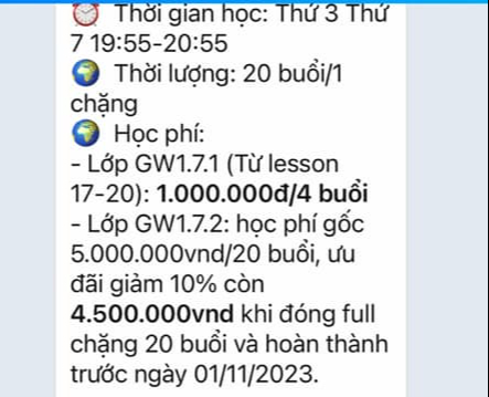 Xôn xao chuyện phụ huynh tố thầy giáo nổi tiếng không hoàn trả hàng chục triệu học phí, phía liên quan nói gì?- Ảnh 3.