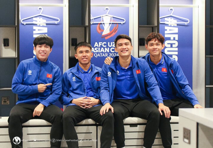 U23 Việt Nam làm quen sân trước giờ đấu U23 Kuwait- Ảnh 7.