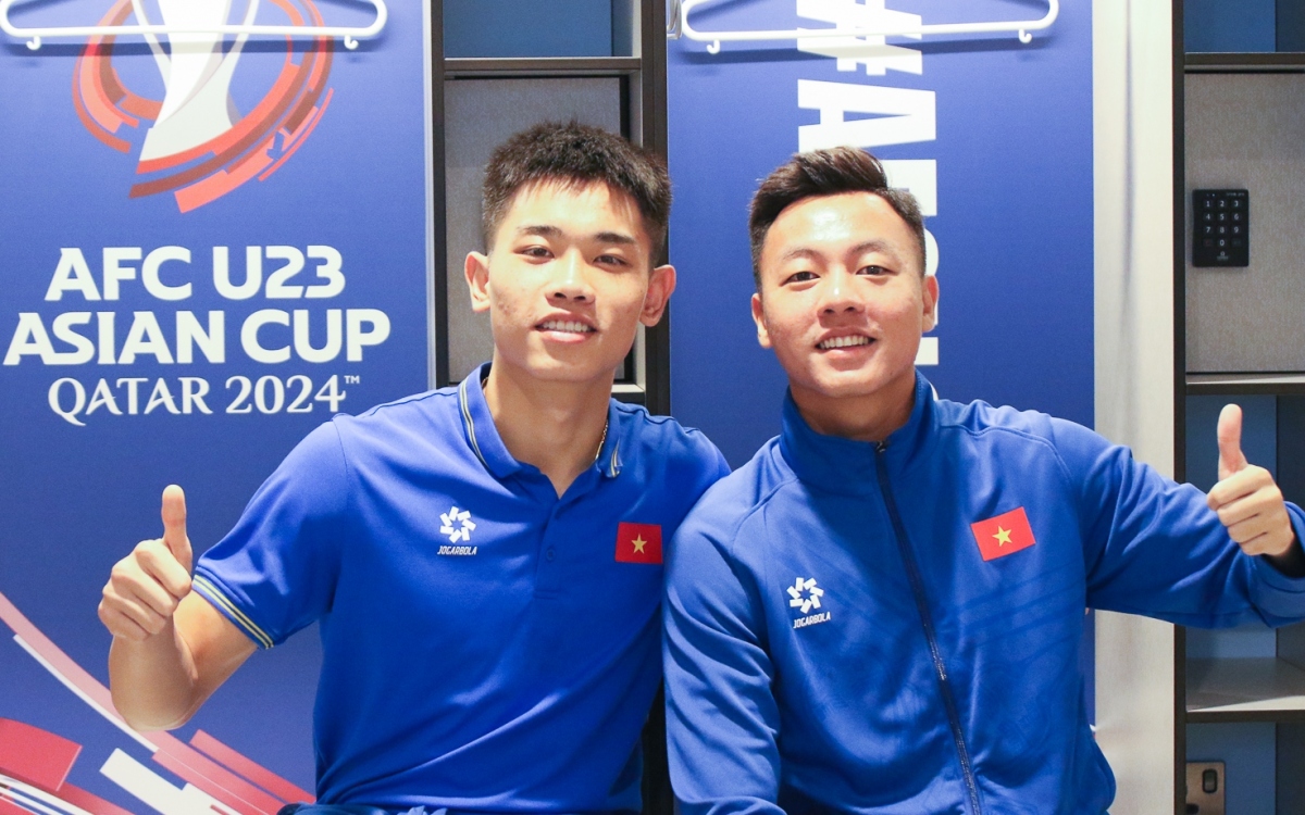 U23 Việt Nam hào hứng check-in ở sân vận động đẳng cấp World Cup- Ảnh 7.