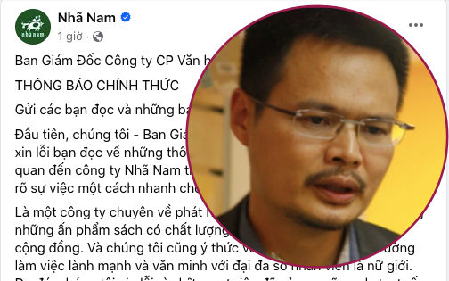 Sau ồn ào 'quấy rối nữ nhân viên', Nhã Nam tạm dừng công tác với Tổng GĐ Nguyễn Nhật Anh