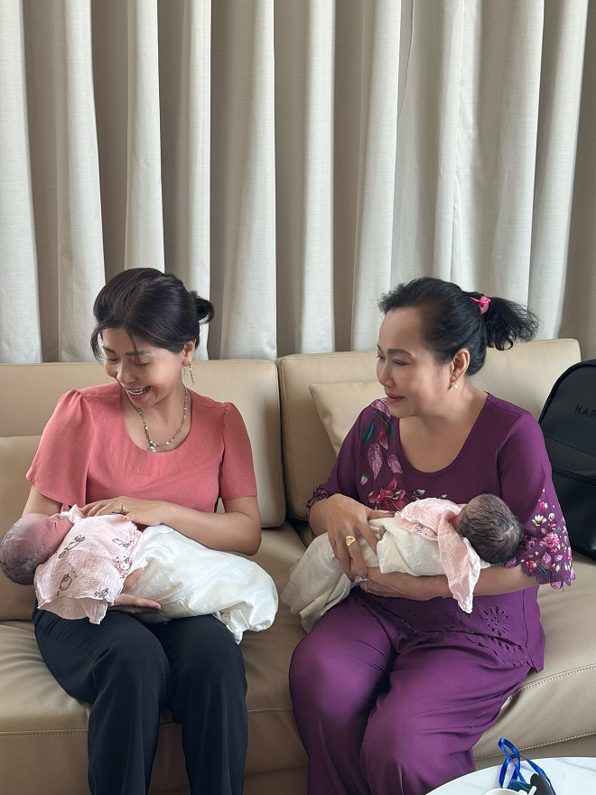 Diễn viên Kim Chi sinh đôi con đầu lòng, một trai một gái- Ảnh 3.