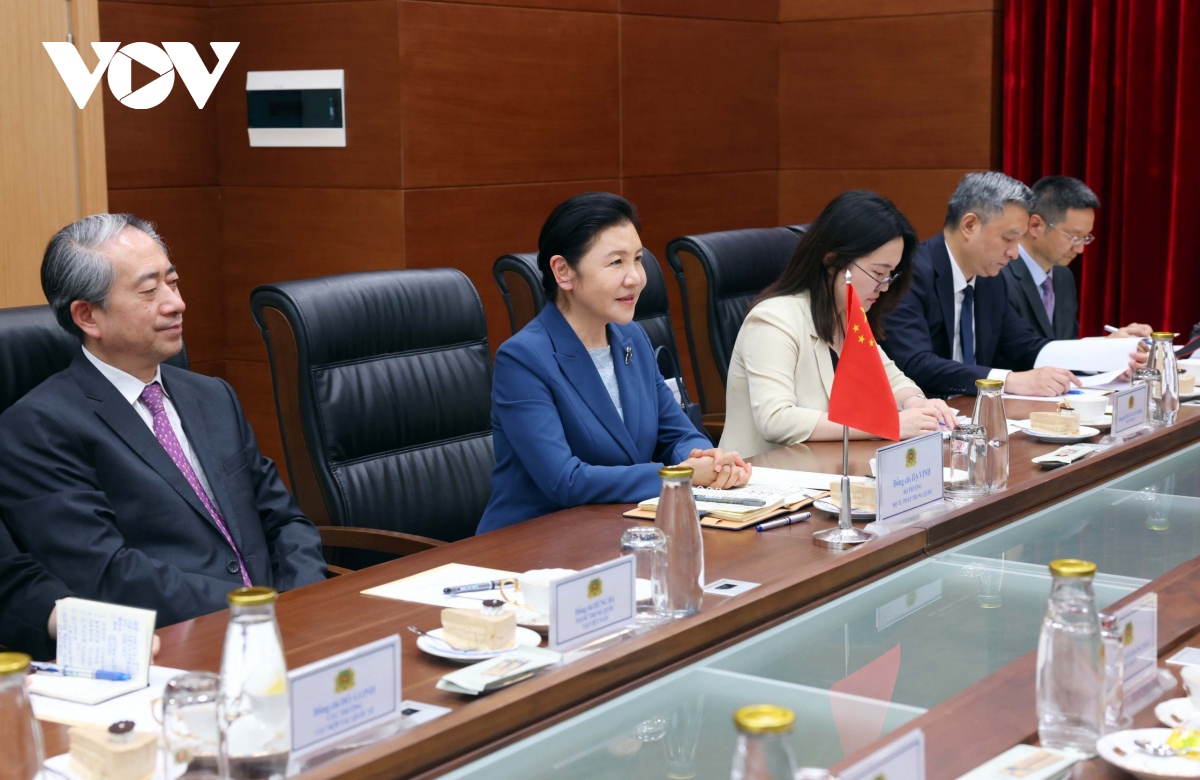Bộ trưởng Tô Lâm tiếp Bộ trưởng Bộ Tư pháp Trung Quốc- Ảnh 2.