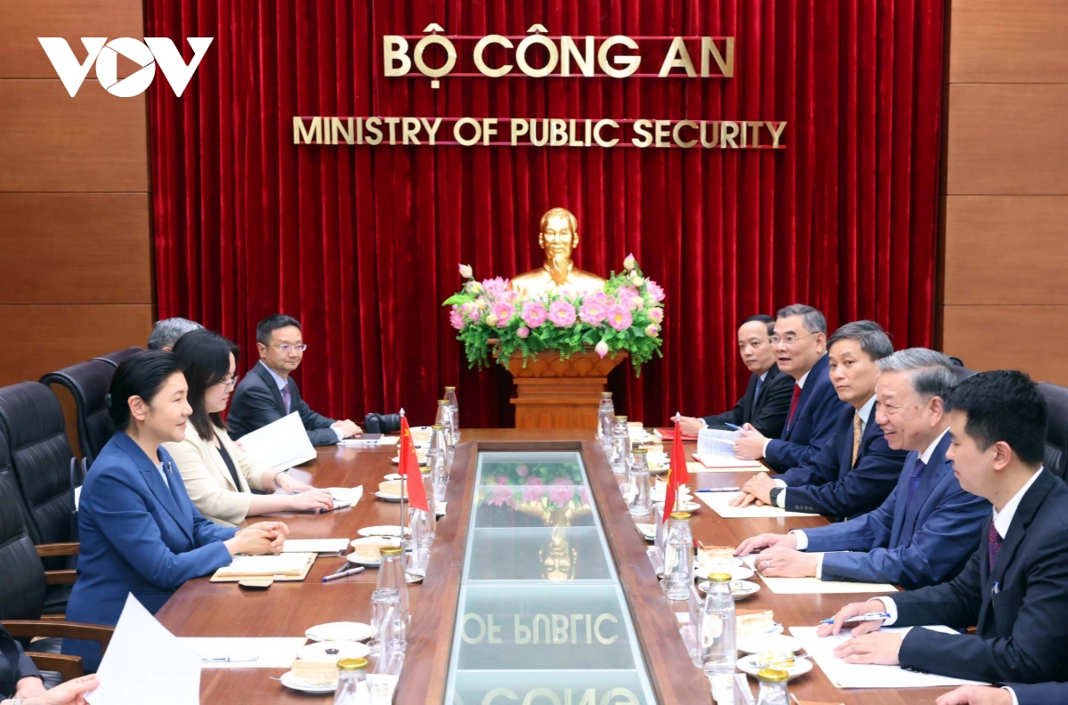 Bộ trưởng Tô Lâm tiếp Bộ trưởng Bộ Tư pháp Trung Quốc- Ảnh 4.