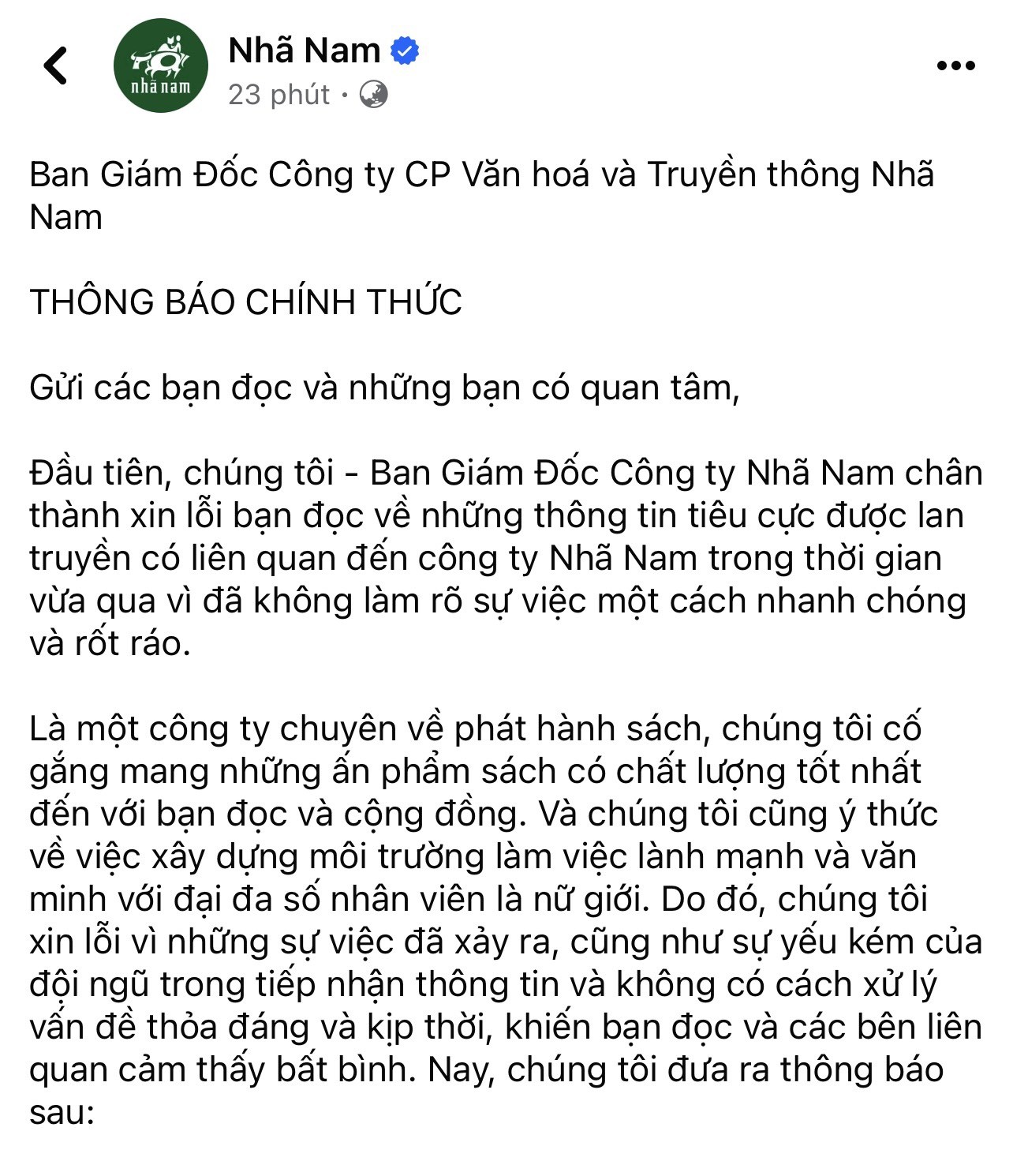 Thấy gì từ khủng hoảng truyền thông ở vụ ồn ào quấy rối của Tổng giám đốc Nhã Nam?- Ảnh 1.