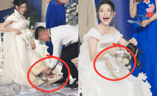 Chu Thanh Huyền tiết lộ Quang Hải tự tay mua giày đế xuồng cho vợ đi ngày cưới, fan chỉ chờ ngày cặp đôi báo có tin vui- Ảnh 1.