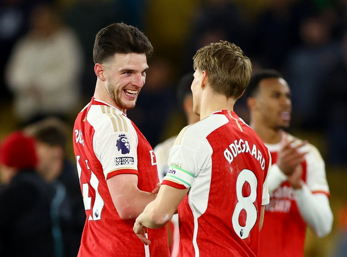 Kết quả Ngoại hạng Anh 21/4: Arsenal tái chiếm ngôi đầu bảng xếp hạng- Ảnh 1.