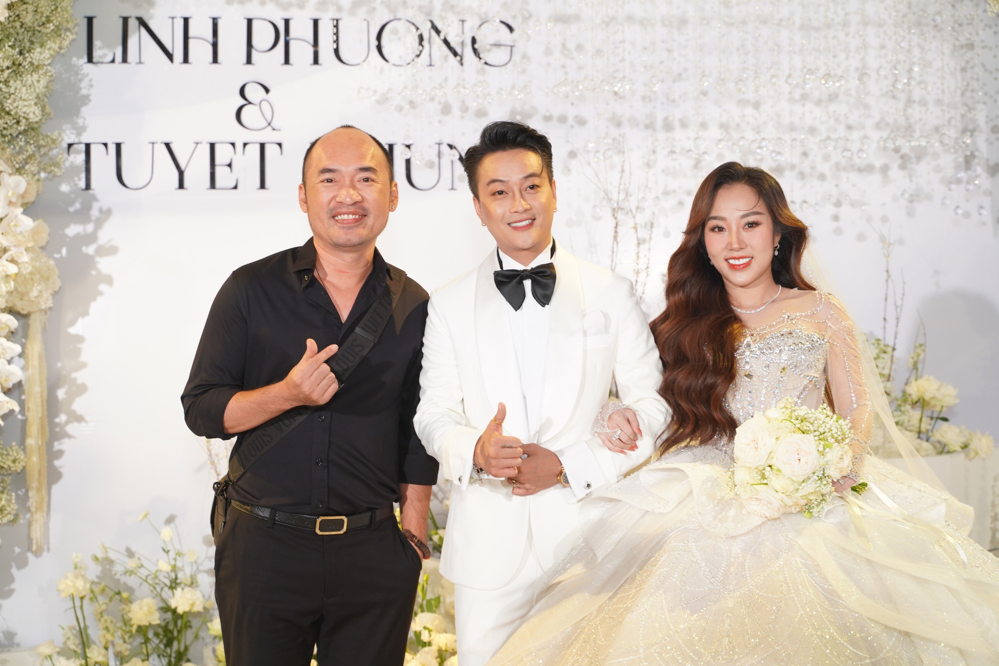 Đám cưới TiTi (HKT): Tiến Luật - Lâm Vỹ Dạ và dàn sao Vbiz đổ bộ chúc mừng- Ảnh 3.