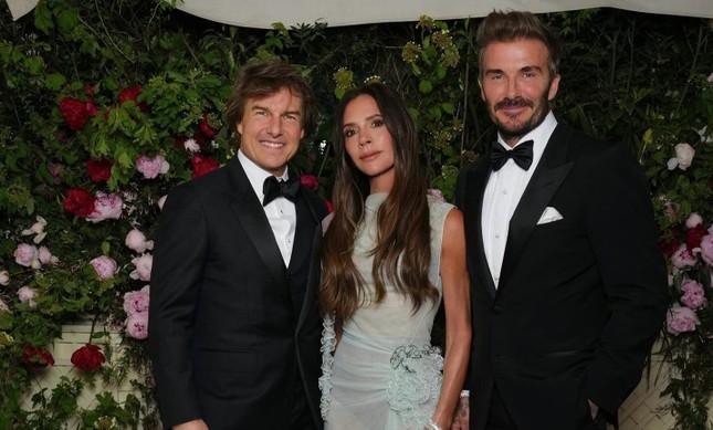 David và Victoria Beckham say mê Tom Cruise- Ảnh 1.