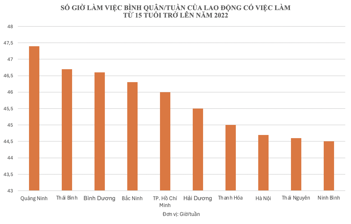 Tỉnh có số giờ làm việc trung bình cao nhất cả nước nhưng thu nhập chỉ nằm trong top 20, chi phí sinh hoạt lại cực đắt đỏ- Ảnh 1.