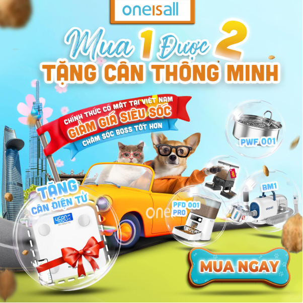 Oneisall chính thức có mặt tại Việt Nam ưu đãi siêu khủng - mua 1 được 2- Ảnh 1.