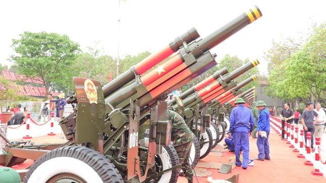Nhìn gần dàn pháo chuẩn bị cho Lễ kỷ niệm 70 năm Chiến thắng Điện Biên Phủ- Ảnh 4.