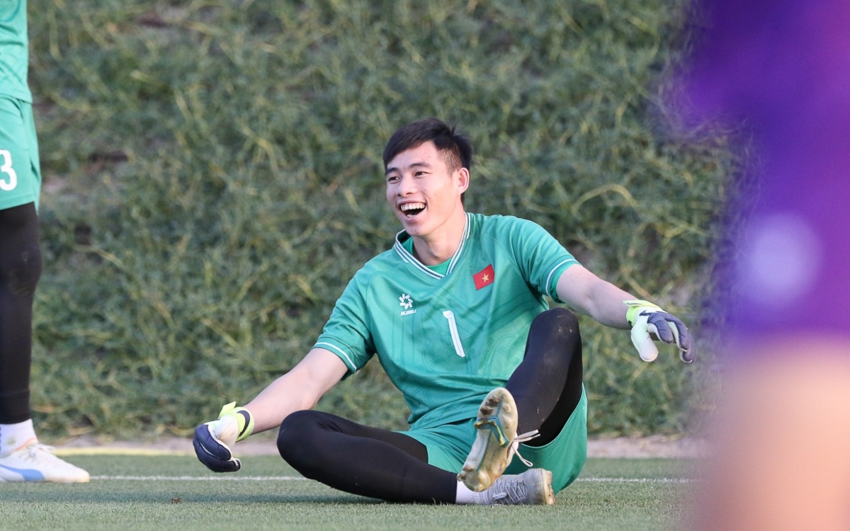U23 Việt Nam tập sút 11m trước trận tứ kết với U23 Iraq- Ảnh 7.