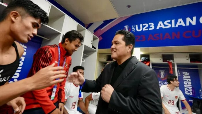 Chủ tịch Erick Thohir ca ngợi thế hệ vàng của bóng đá Indonesia- Ảnh 1.