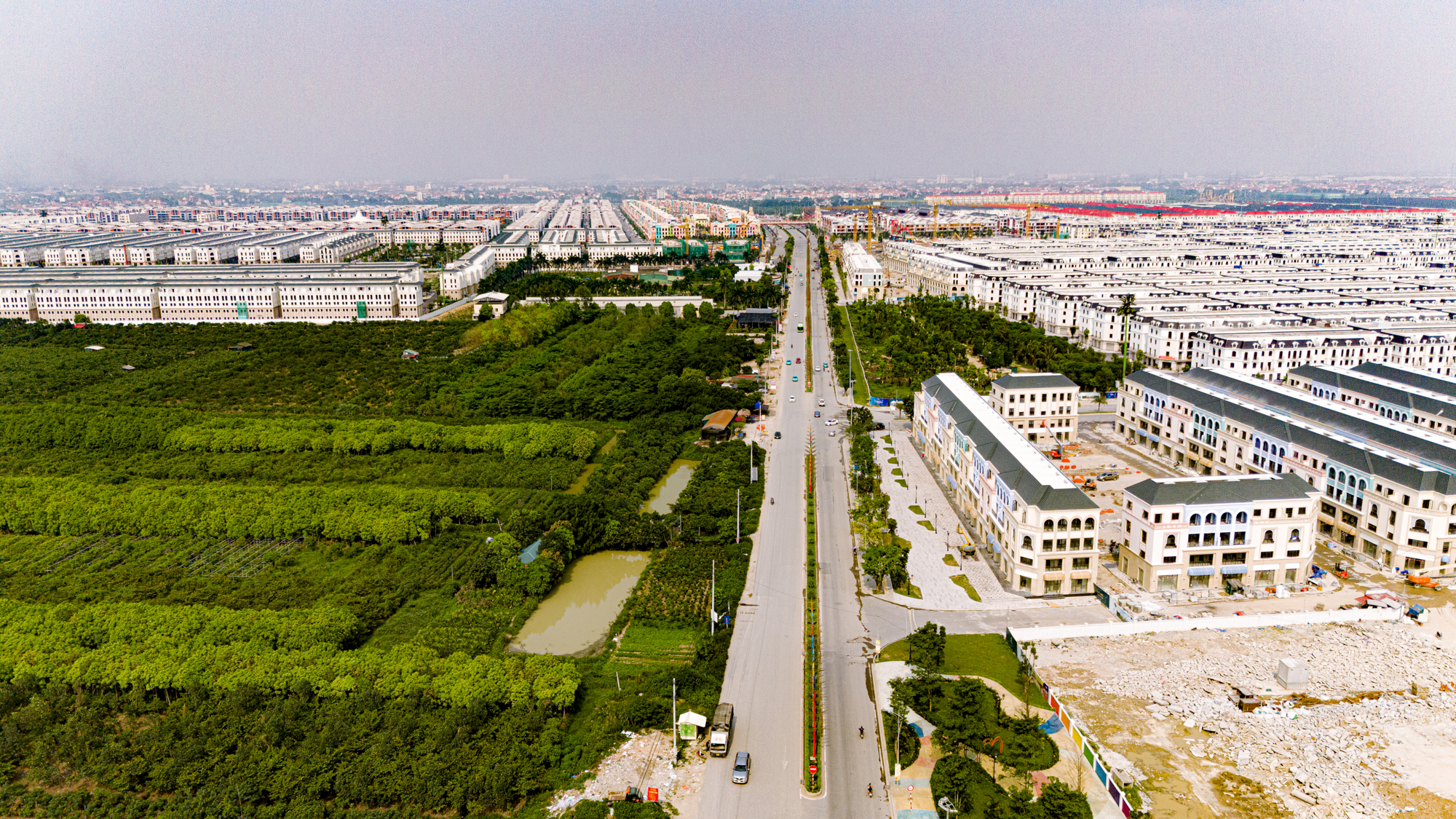 Toàn cảnh khu vực được xây dựng tuyến đường rộng 80m, kết nối 3 “siêu đô thị” 13 tỷ USD lớn bậc nhất phía Bắc- Ảnh 11.