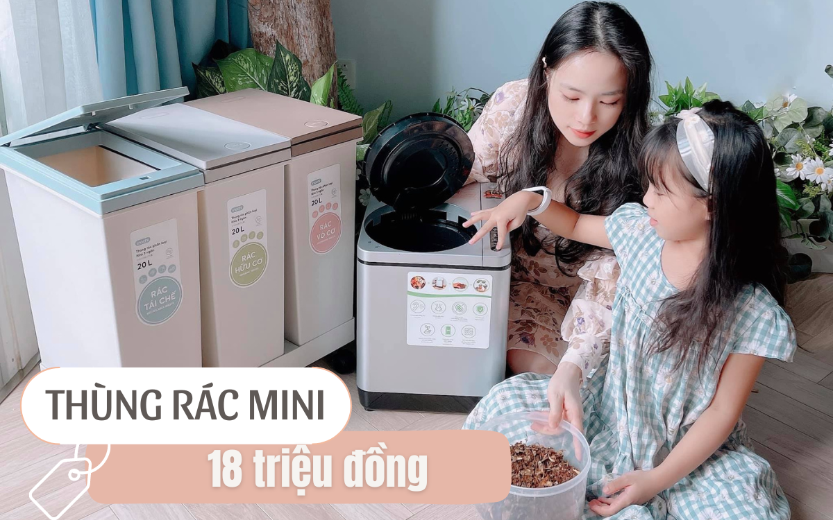 Thùng rác mini cực đắt đỏ, 18 triệu đồng một chiếc: Có đáng 'đồng tiền bát gạo' không?