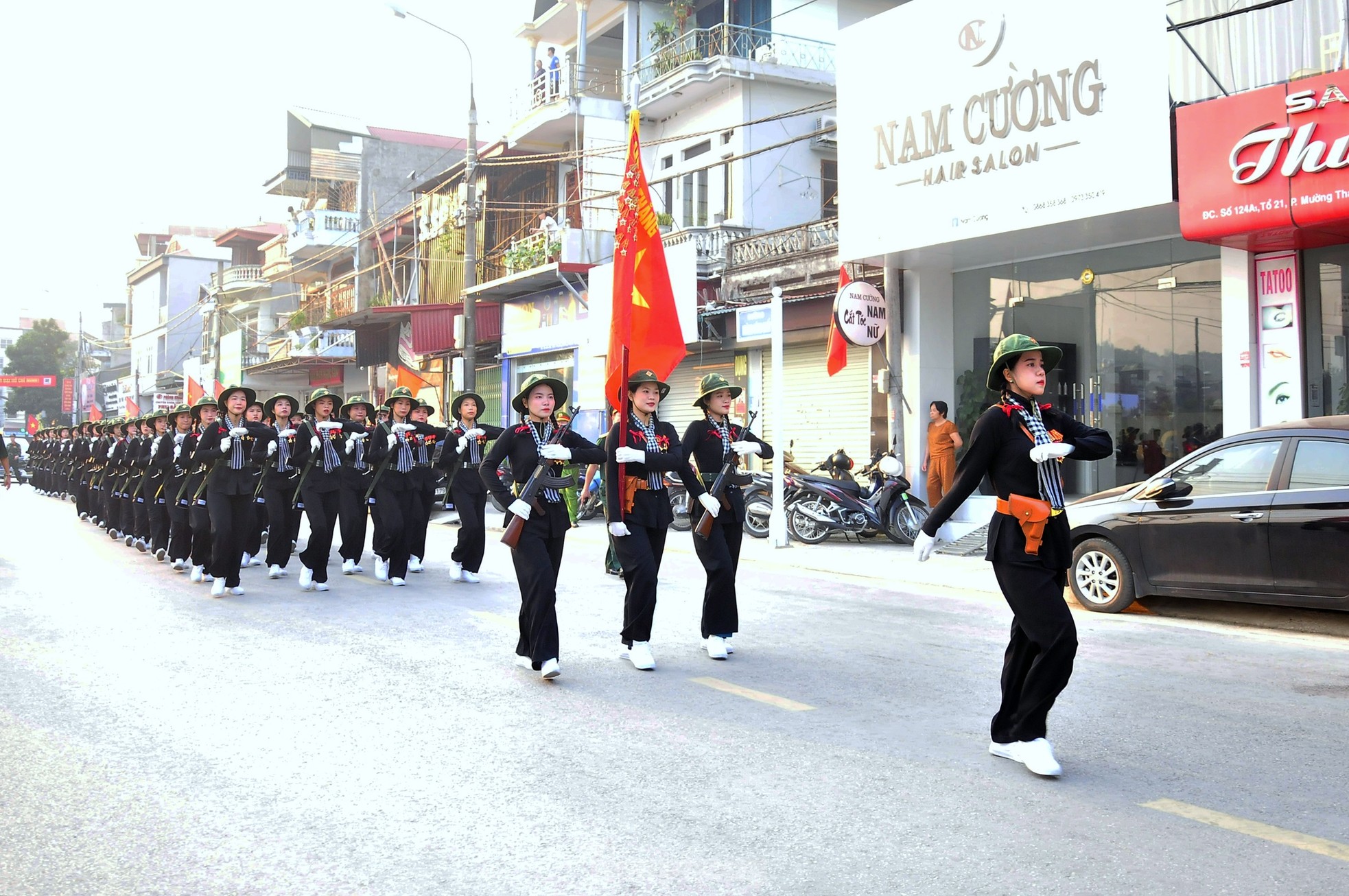 Bóng hồng phương Nam sẵn sàng cho cuộc diễu binh trọng đại ở Điện Biên- Ảnh 12.