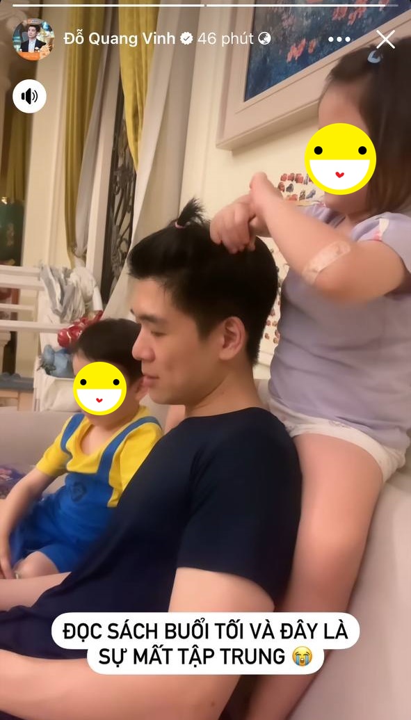 Anh chồng Hoa hậu Đỗ Mỹ Linh làm bố đơn thân, có cú "xả vai" cực đỉnh khi về nhà- Ảnh 3.