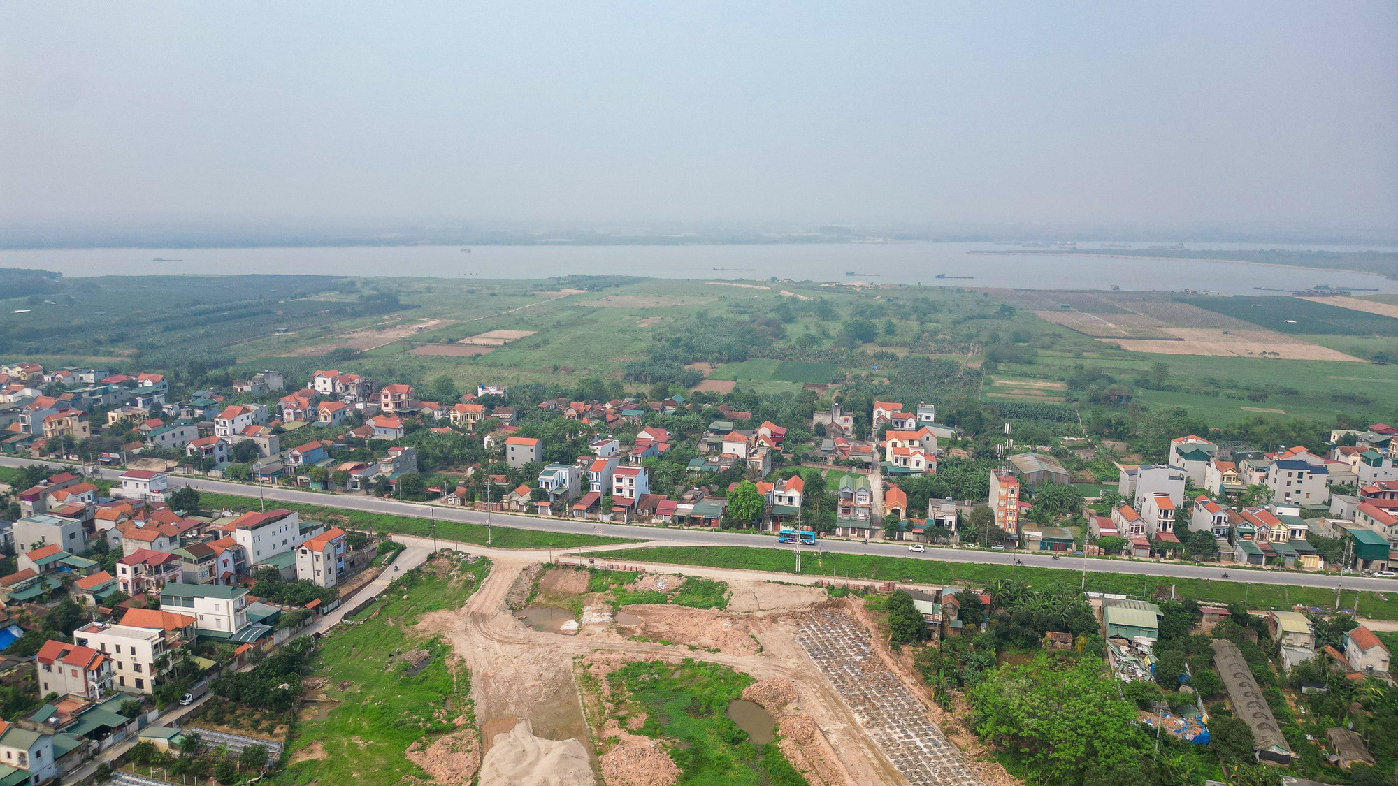 Toàn cảnh vị trí xây dựng cầu Hồng Hà vượt sông Hồng trị giá gần 10.000 tỉ đồng- Ảnh 2.